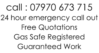 Call The Gas Works on 07970 673715 - 24 hour emergency call out - Free Quotations Gas Safe Registered Guaranteed Work