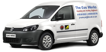 The Gas Works Nottingham Service Van